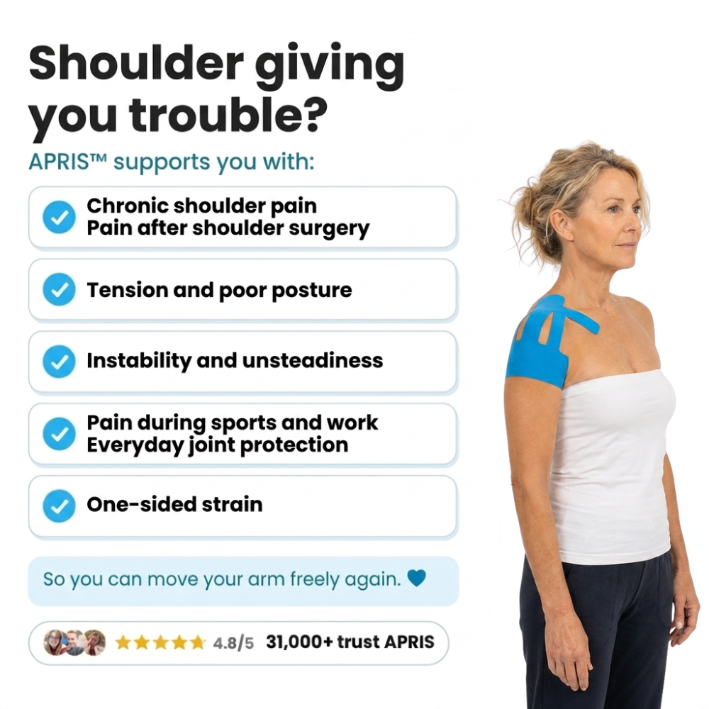 Flowie Shoulder Support - Pre-Cut Kinesiology Tape