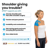 Flowie Shoulder Support - Pre-Cut Kinesiology Tape