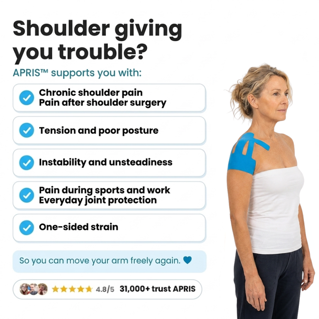 Flowie Shoulder Support - Pre-Cut Kinesiology Tape