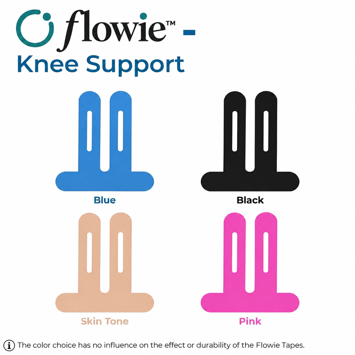 Flowie Knee Support // Pre-Cut Kinesiology Tape