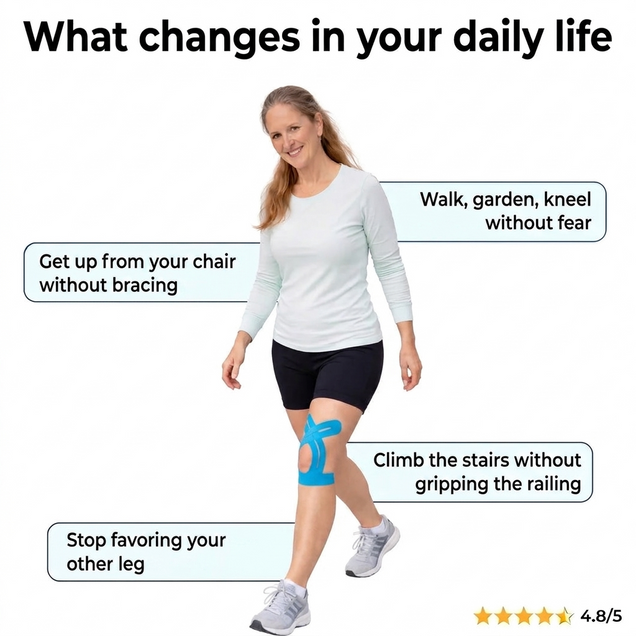 APRIS Knee Support // Pre-Cut Kinesiology Tape
